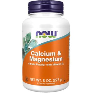 Now Foods - Calcium & Magnesium Powder - 227 g