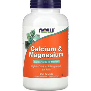 Calcium en Magnesium Tablets 250 tabletten