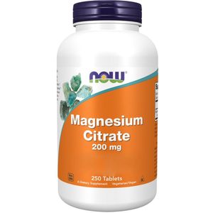 NOW Foods - Vitaminen - Magnesium Citrate 200mg 250 Tablets
