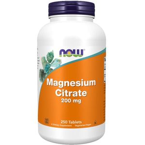 NOW Foods - Vitaminen - Magnesium Citrate 200mg 250 Tablets