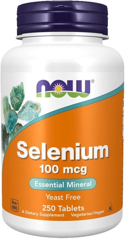 Now Foods - Selenium - 100 mcg - 250 Tabletten