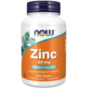 Zink Gluconate | 50mg | 250 Tabletten | Now Foods