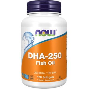 Now Foods - DHA-250 - Visolie - 120 Żelek - 250 DHA / 125 EPA
