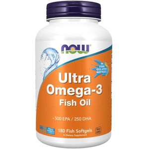 Now Foods - Ultra Omega-3 - Vetzuren - 180 Softgels