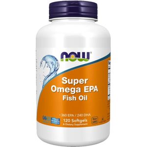 NOW FOODS - Super Omega EPA - Vetzuren - 120 Softgels - 360 mg EPA en 240 mg DHA per capsule