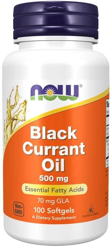 Now Foods - Zwarte Bessenolie - 500 mg - 100 Softgels