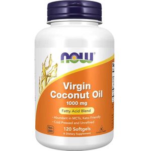 Now Foods - Kokosolie - 1000 mg - 120 Capsules - Virgin Coconut Oil