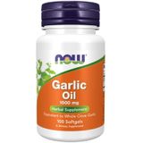 Supplementen - Garlic Knoflook oil 1500mg - Vegan - 100 Softgels NOW -