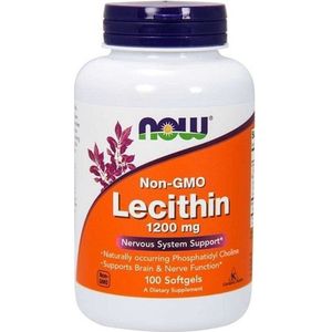 Now Foods - Lecithine - 1200 mg - 100 Softgels
