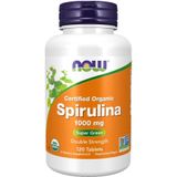 NOW Foods - Certified Organic Spirulina 1000 mg (120 Tablets)