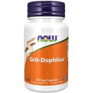 NOW - Gr8-Dophilus - Probiotica - 60 Veg Capsules - Zuivelvrij - Glutenvrij
