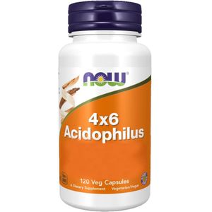 NOW FOODS - 4X6 Acidophilus - Probiotica - 120 Capsules