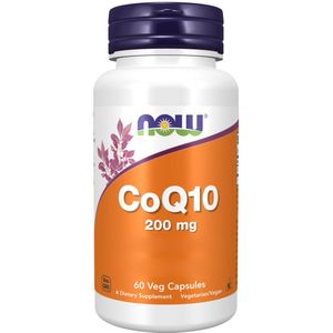 Now Foods - CoQ10 - 200 mg - 60 Veg Capsules