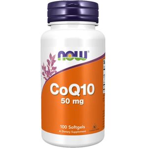 Now Foods - CoQ10 50mg met Vitamine E - 100 Softgels