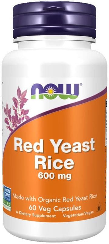 Now Foods - Rode Gist Rijst - 600mg - 60 Capsules