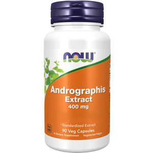 Now Foods - Andrographis Extract - 400 mg - 90 Plantaardige Capsules