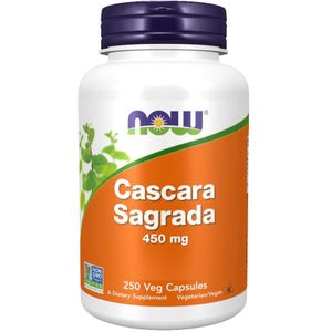 Now Foods - Cascara Sagrada - Plantaardige Capsules - 450 mg - 250 stuks