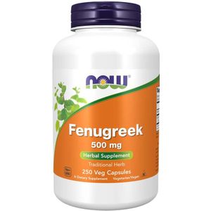 Now Foods - Fenugreek - 500 mg - 250 Vcaps - Vitaminen en Mineralen