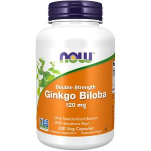 Now Foods - Ginkgo Biloba 120mg - 200 Veg Caps