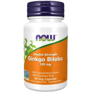 Now Foods - Ginkgo Biloba - Supplement - 120mg - 50 V-Caps