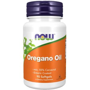 NOW - Oregano Olie - 90 Softgels - Min. 55% Carvacrol