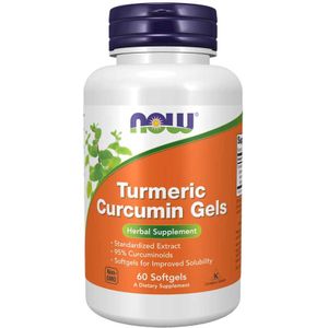 NOW FOODS - Curcumin - Softgels - 60 stuks - Kurkuma Extract