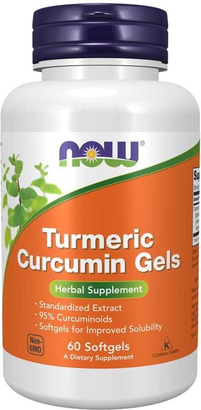 NOW FOODS - Curcumin - Softgels - 60 stuks - Kurkuma Extract