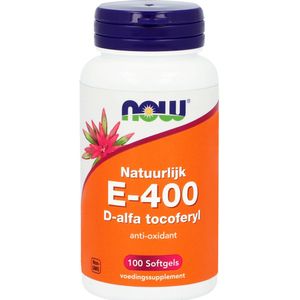 NOW Vitamine E 400iu D Alpha Toco 100 softgels