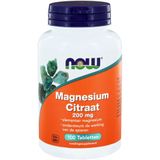 NOW Magnesium citraat 200mg (100 tabletten)