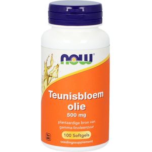 NOW Teunisbloemolie 500 mg 100 softgels