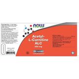 Now Acetyl-L-Carnitine 500 mg Capsules 50 st