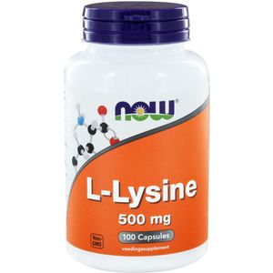 NOW L-Lysine 500mg  100 Capsules