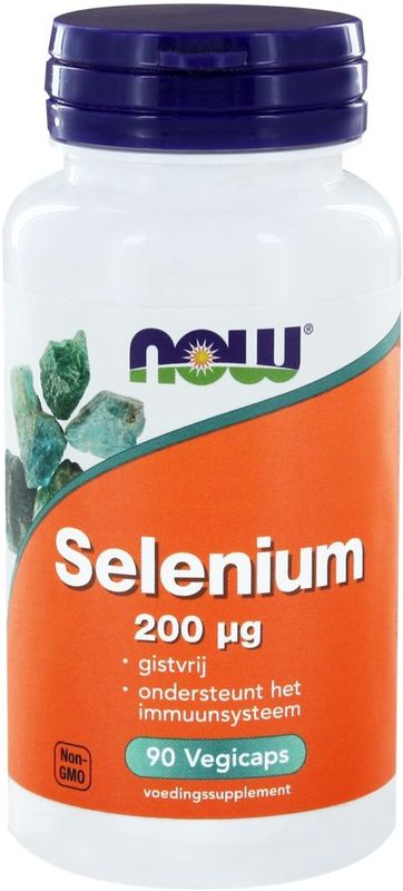 Now Foods - Selenium / Seleen - behoudt van normale nagels en haar - 90 Vegicaps