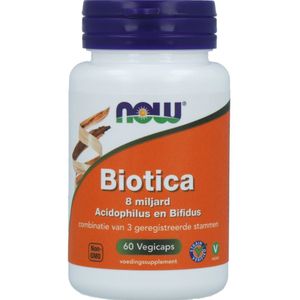 Now 8 Billion Acidophilus and Bifidus 60 capsules Voedingssupplement Probiotica
