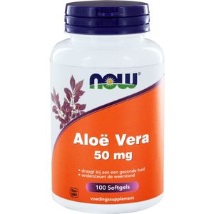 NOW Aloë Vera 50 mg 100 softgels