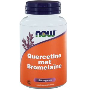 NOW Quercetine met bromelaine (120 vegicaps)