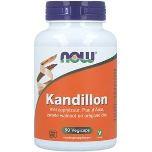 Now Foods - Kandillon - Met Caprylzuur, Pau d'Arco, Zwarte Walnoot en Oregano Olie - 90 Vegicaps