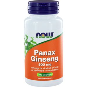 Now Foods - Panax Ginseng 500 mg per Capsule - 100 Capsules