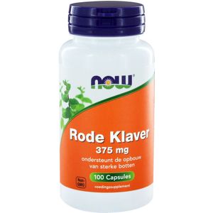 NOW Rode Klaver 375 mg 100 capsules