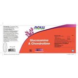 NOW Glucosamine & Chondroïtine - 60 Tabletten - Voedingssupplement