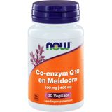 Now Foods - Co-Enzym Q10 en Meidoorn - 30 Vegicaps