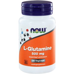 NOW L-Glutamine 500mg  60 Vegetarische capsules