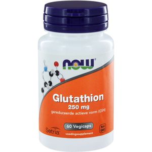 Now Foods - Glutathion 250 mg - Gereduceerde actieve vorm (GHS) - 60 Vegicaps