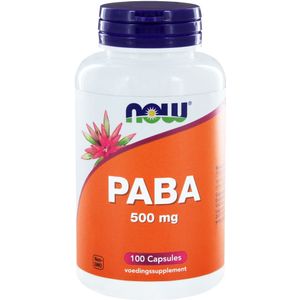 NOW PABA 500mg Capsules 100st