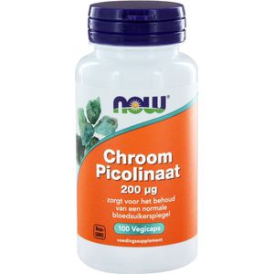 Now Chroom picolinaat 200mcg 100 capsules