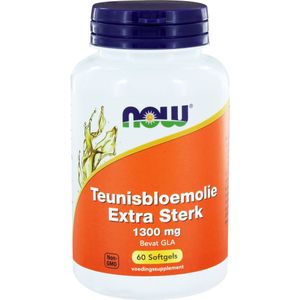 NOW Teunisbloemolie extra sterk 1300mg  60 softgels