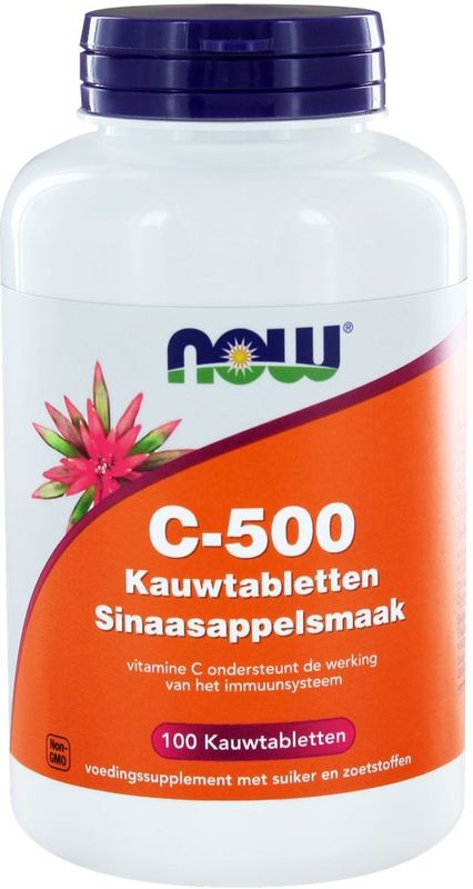 Vit C 500Mg Chew Orange Now