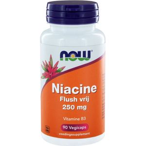 NOW Niacine flush vrij 250 mg 90 vcaps