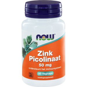 Now Foods - Zink Picolinaat 50 mg - 60 Vegicaps