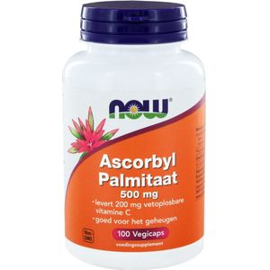 NOW Ascorbyl palmitaat 500 mg  100 Vegetarische capsules